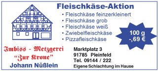 Angebot Metzgerei N&uuml;sslein
