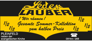 Angebot Leder Lauber