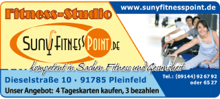 Angebot Suny FitnessPoint